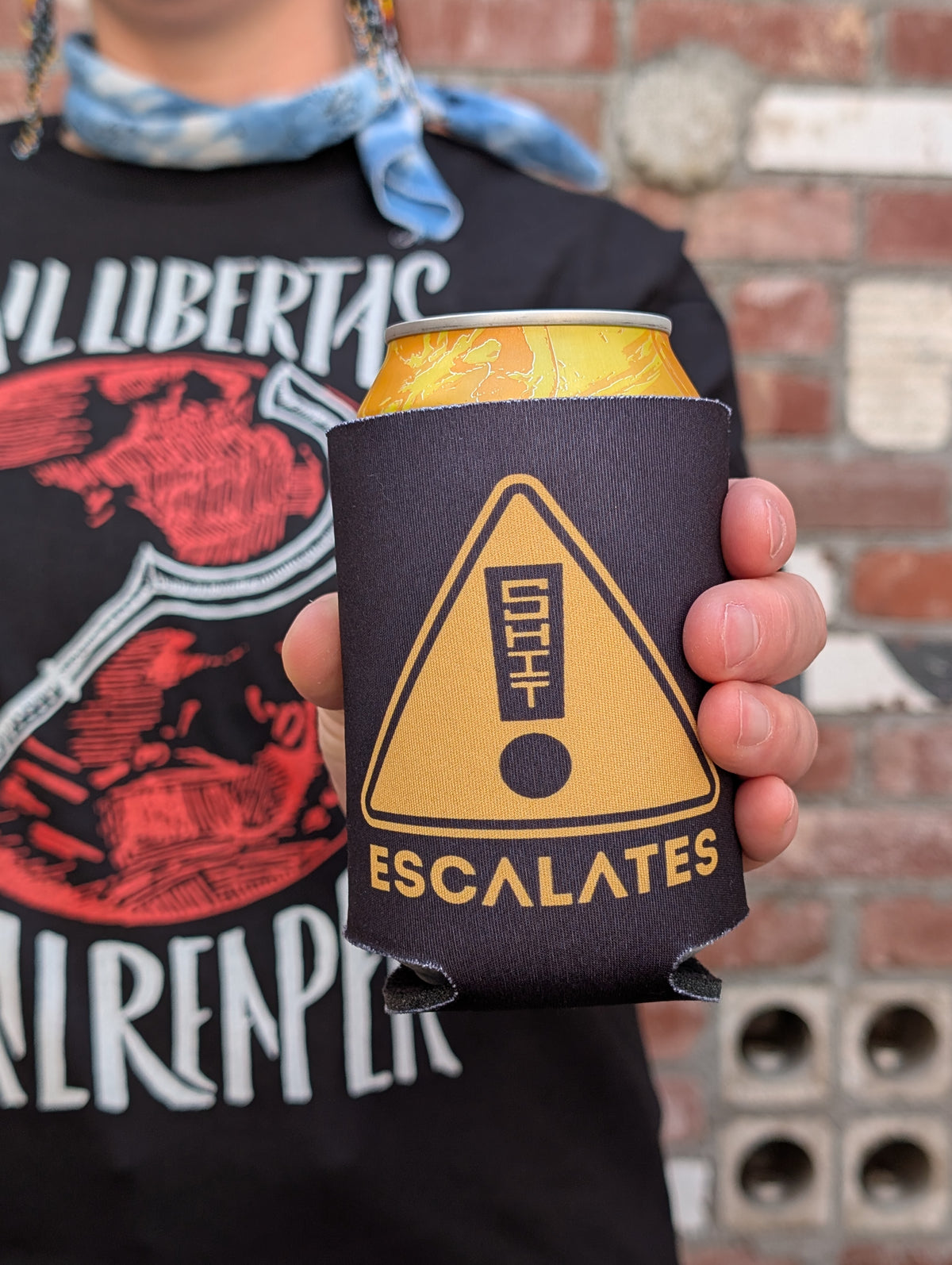 Shit Escalates Koozie