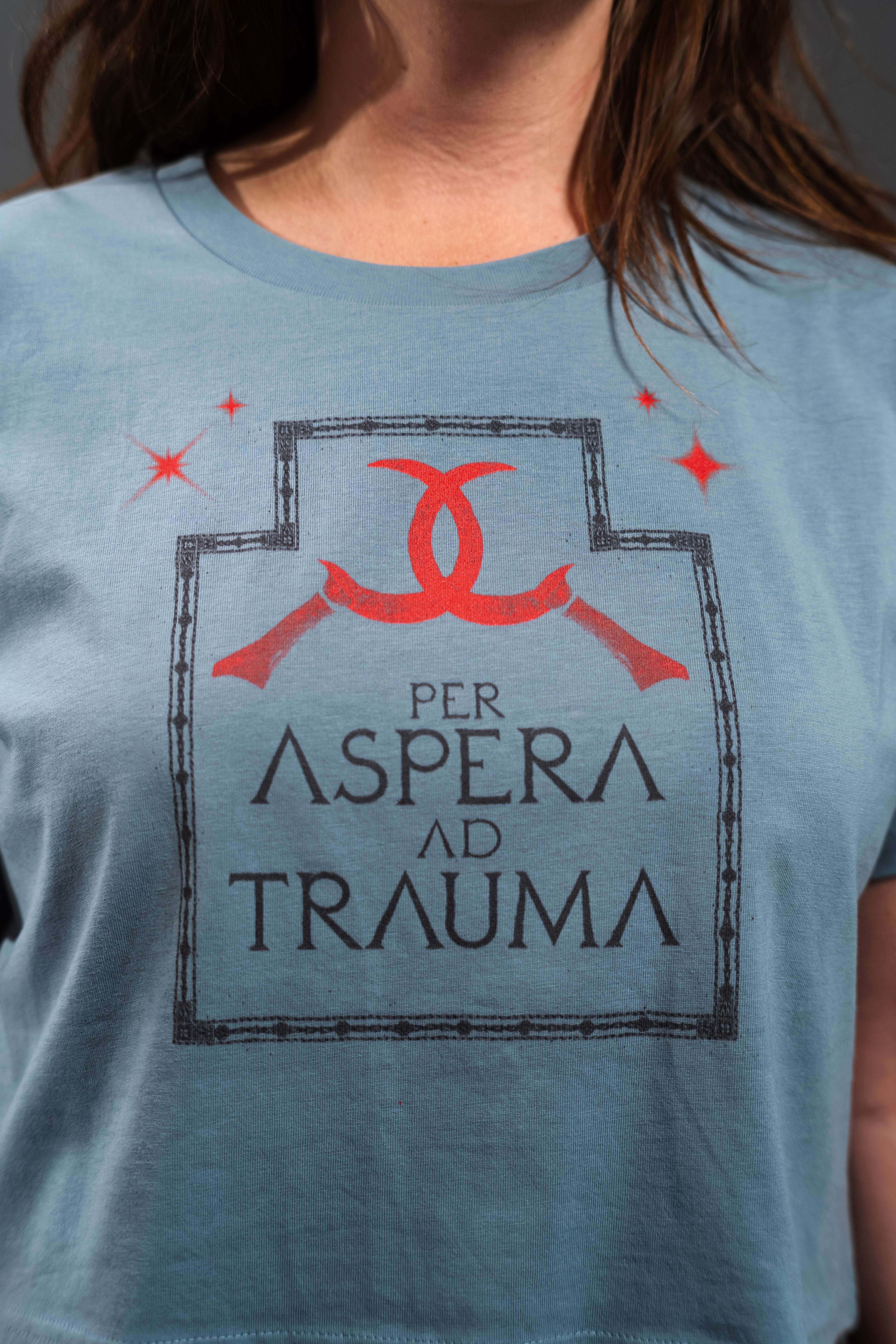 Per Aspera Ad Trauma Crop Top