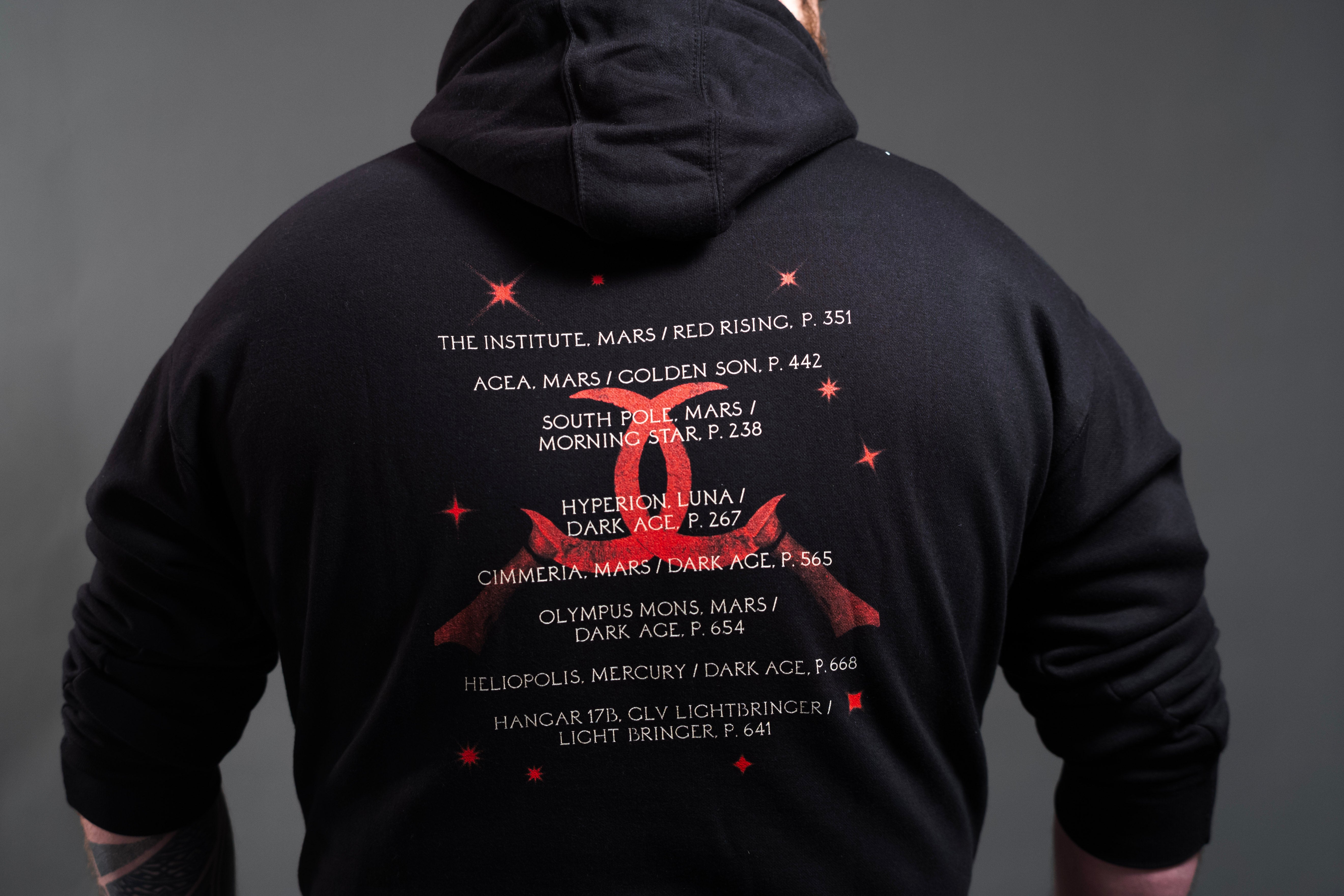 Per Aspera Ad Trauma Black Unisex Hoodie