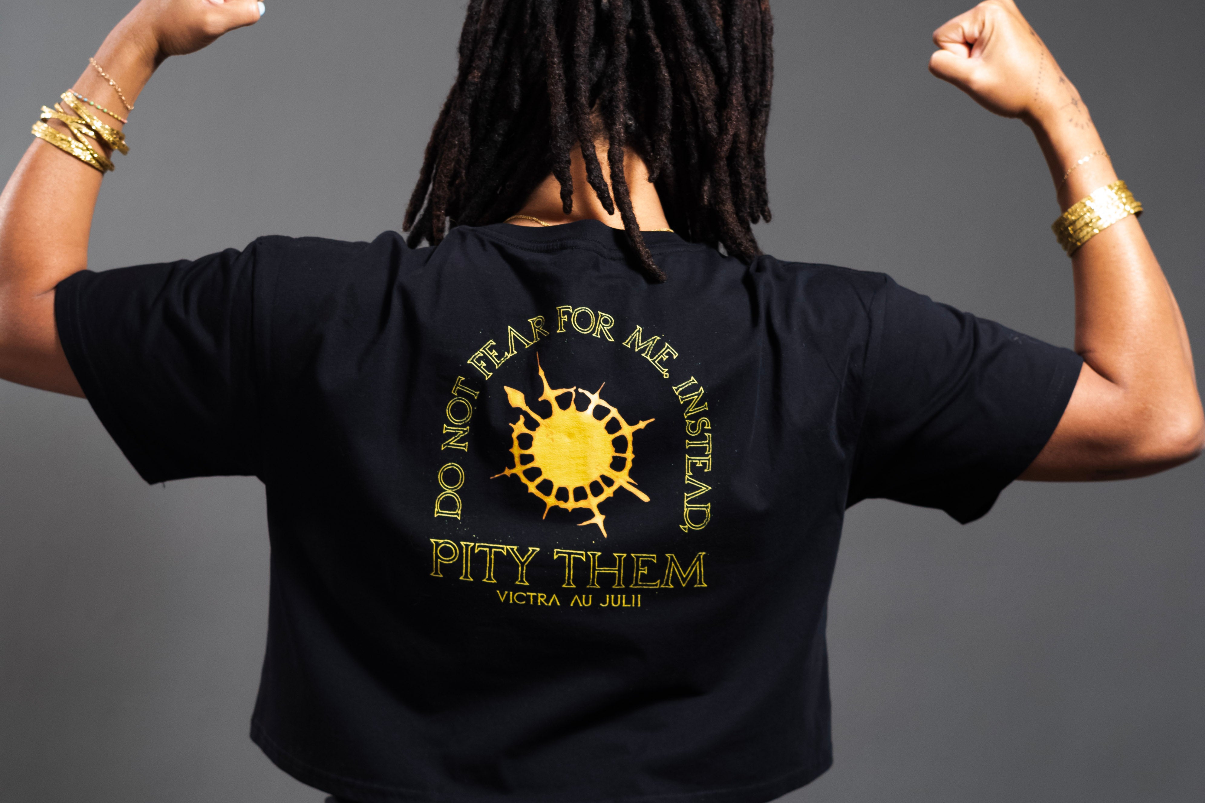 Pity Them Crop Shirt