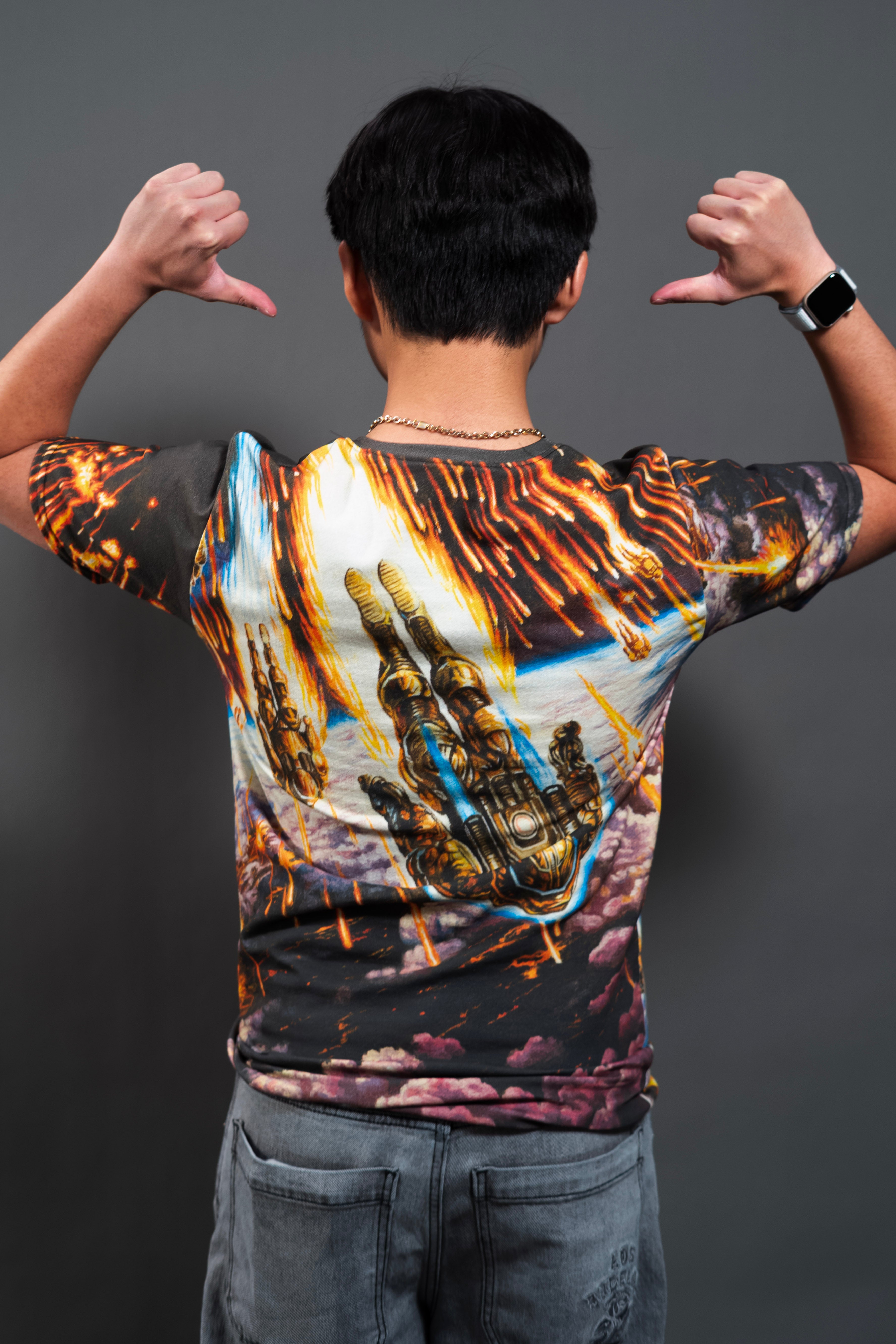 Iron Rain All Over Print Shirt