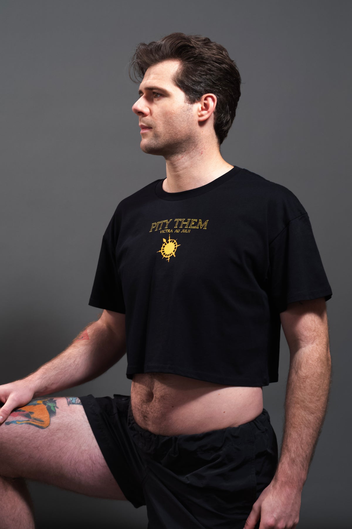 Pity Them Crop Shirt