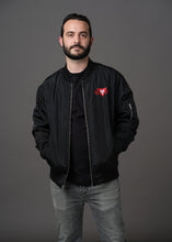 Load image into Gallery viewer, Bomber Howler Embroidered Jacket (Space Black)
