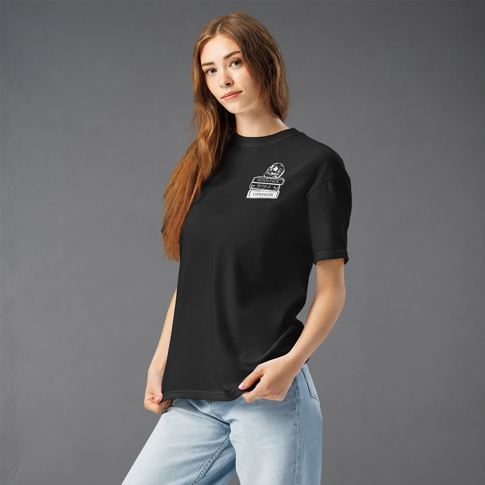 Never F*ck With A Librarian Unisex Shirt