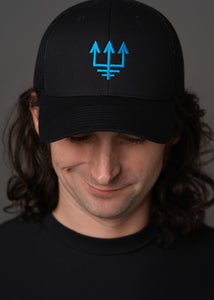 Black hat with blue sigil of bridge crew of starships and pilots