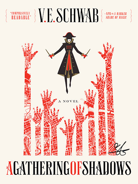 Signed, Limited Edition A Gathering of Shadows Cover Print