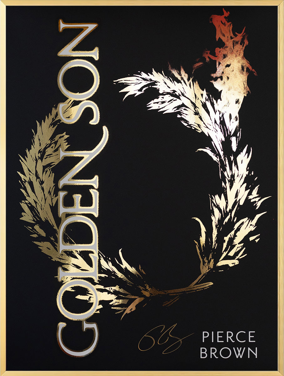 GOLD FOIL EDITION: Signed, Gold Foil Golden Son Cover Screen Print