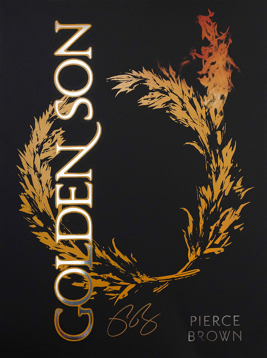 SILVER FOIL EDITION: Signed, Silver Foil Golden Son Cover Screen Print