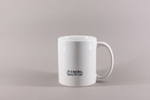 Load image into Gallery viewer, White mug with address of The Last Word Bookshop 
