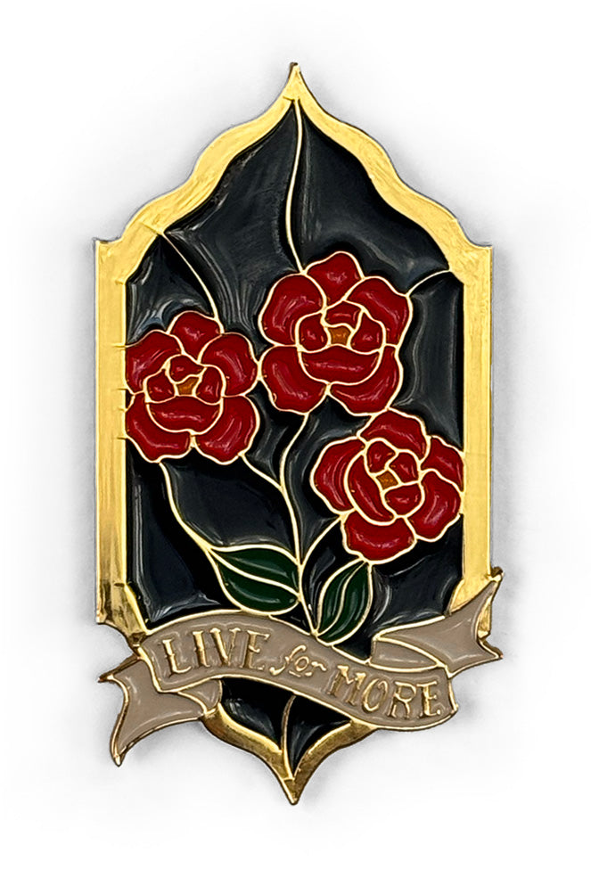 Live for More Oversize Enamel Pin