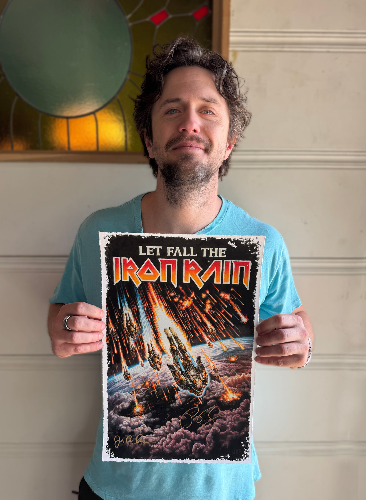 Unsigned Iron Rain Art Print