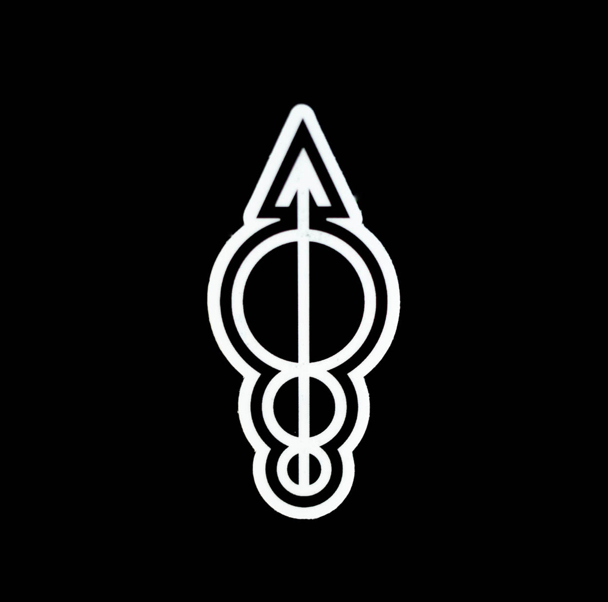 White Sigil Sticker