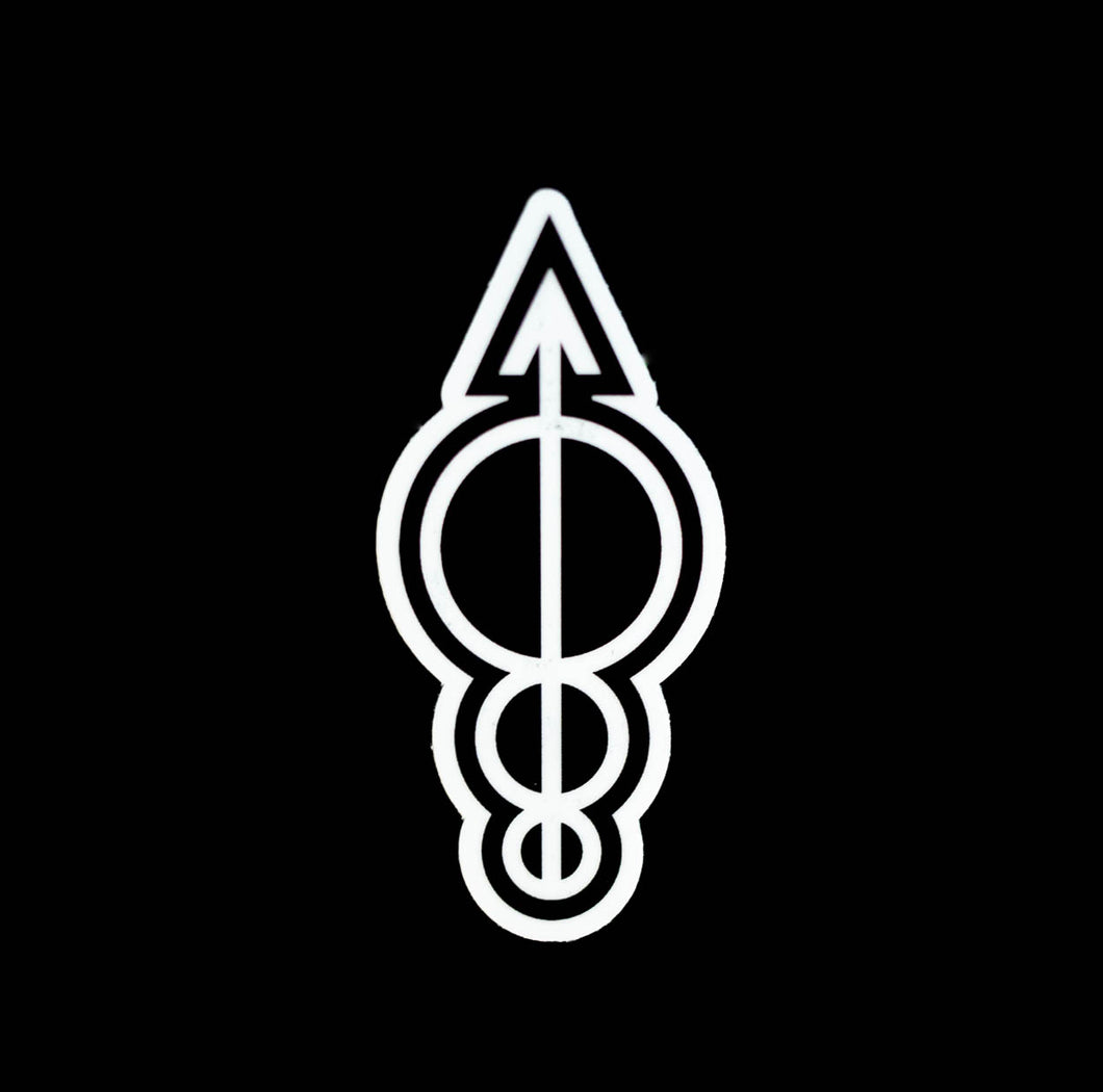 White Sigil Sticker