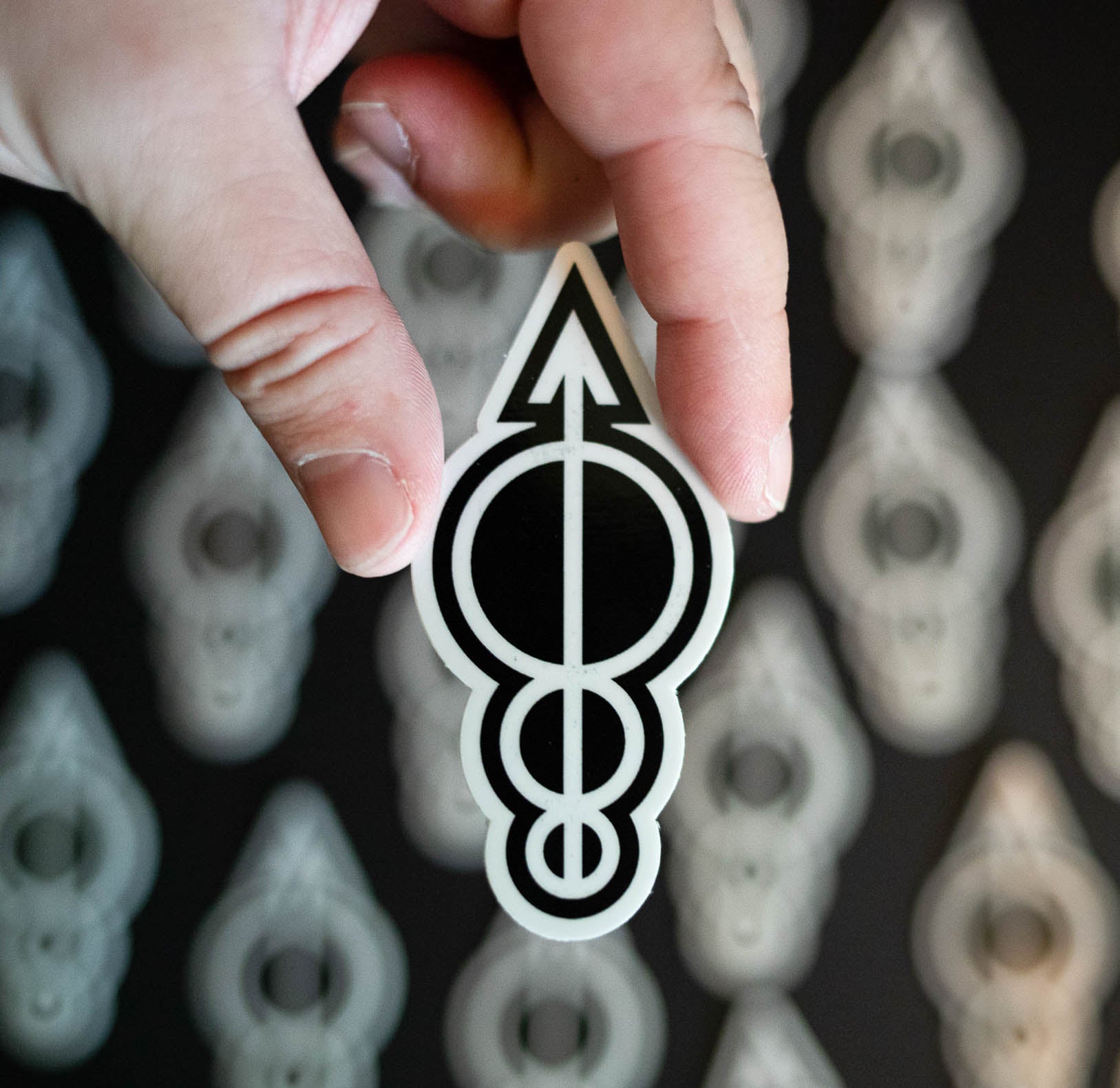 White Sigil Sticker