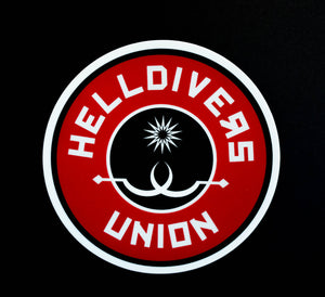 Helldivers Union Sticker
