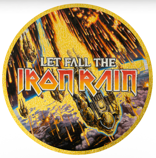Iron Rain Metal Decal