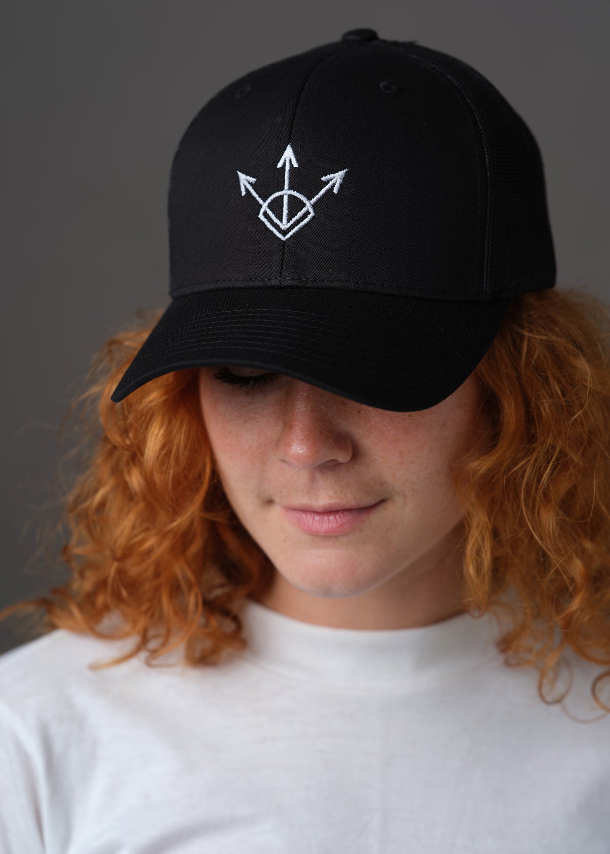 Black hat embroidered with the Silver sigil of financiers and businessmen