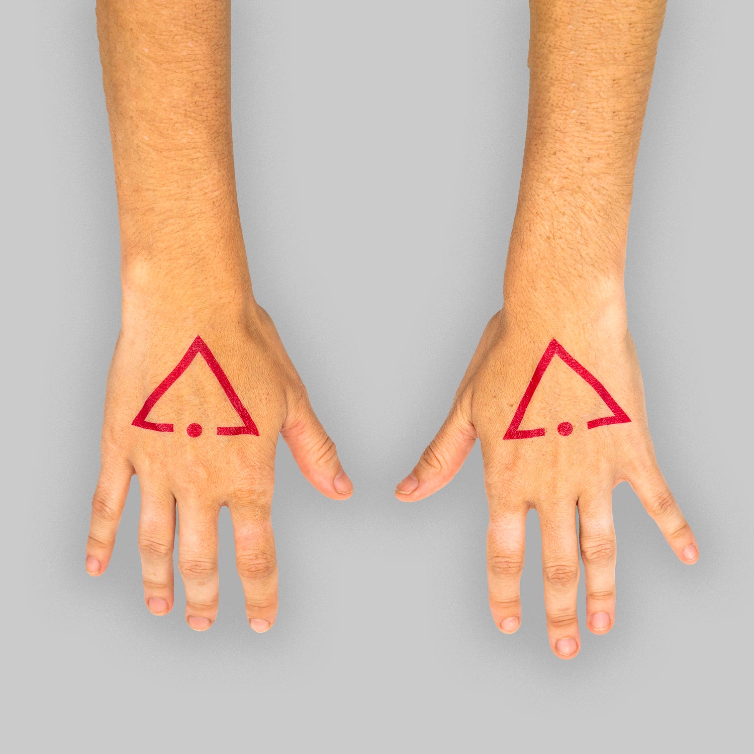 Pink Sigil Temporary Tattoos