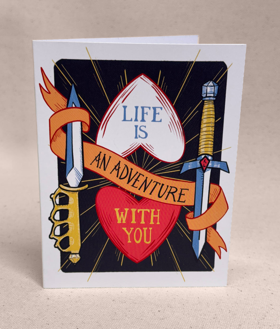 Life is an Adventure with You Card