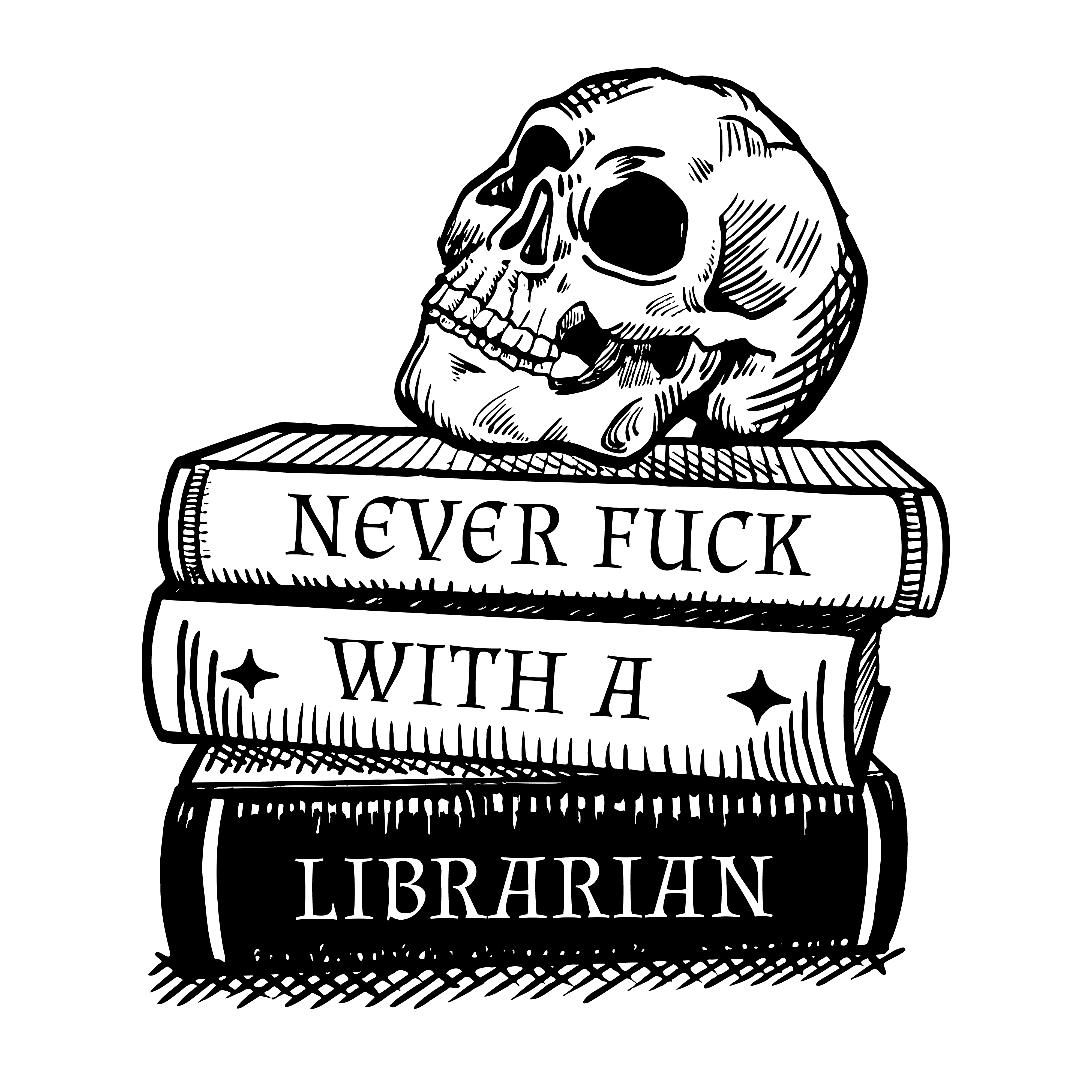 Never F*ck With A Librarian Unisex Shirt