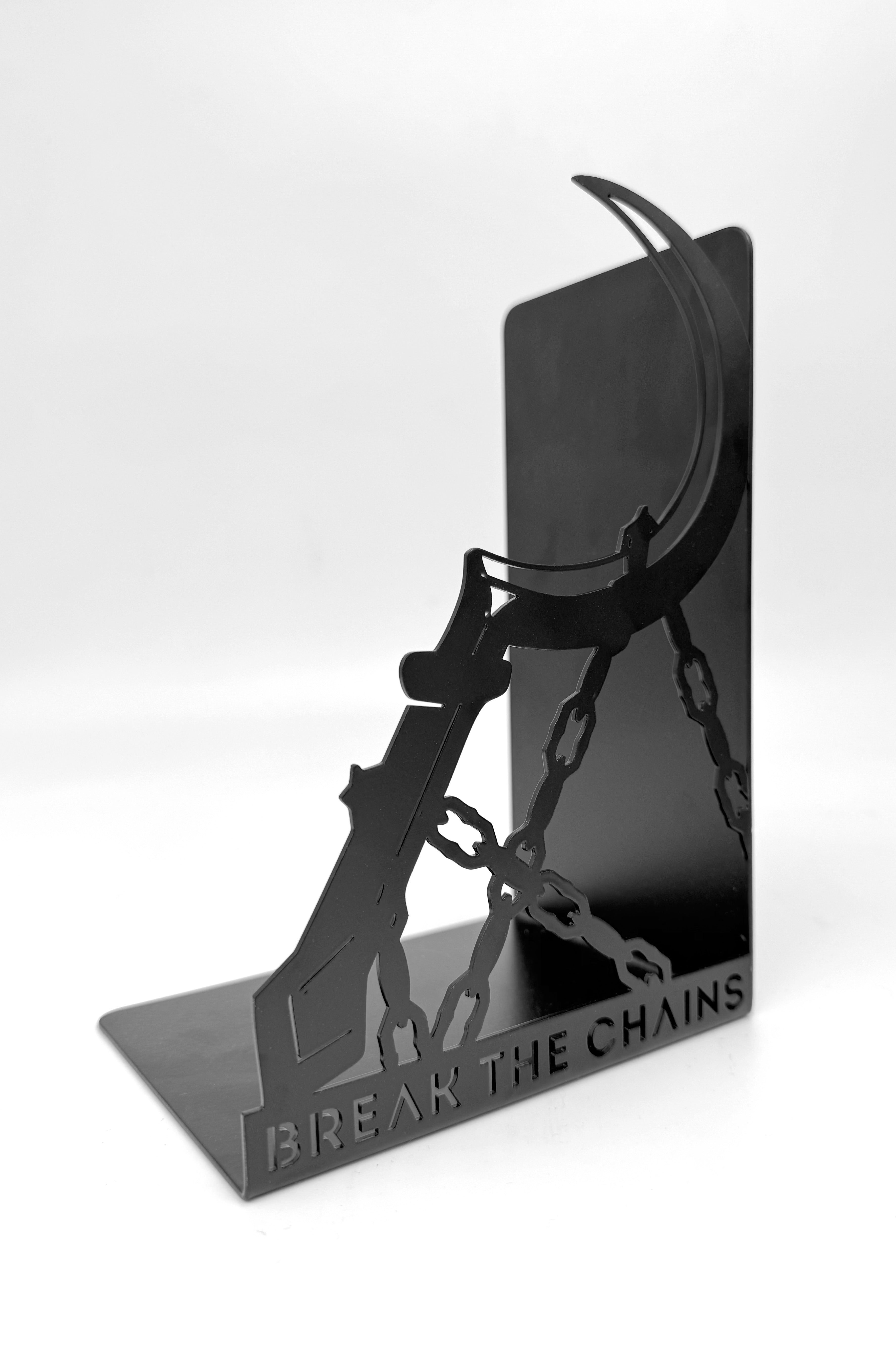 Red Rising Metal Bookends