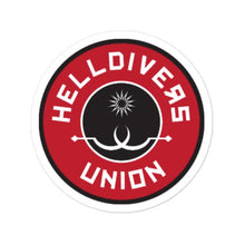 Load image into Gallery viewer, Helldivers Union Sticker
