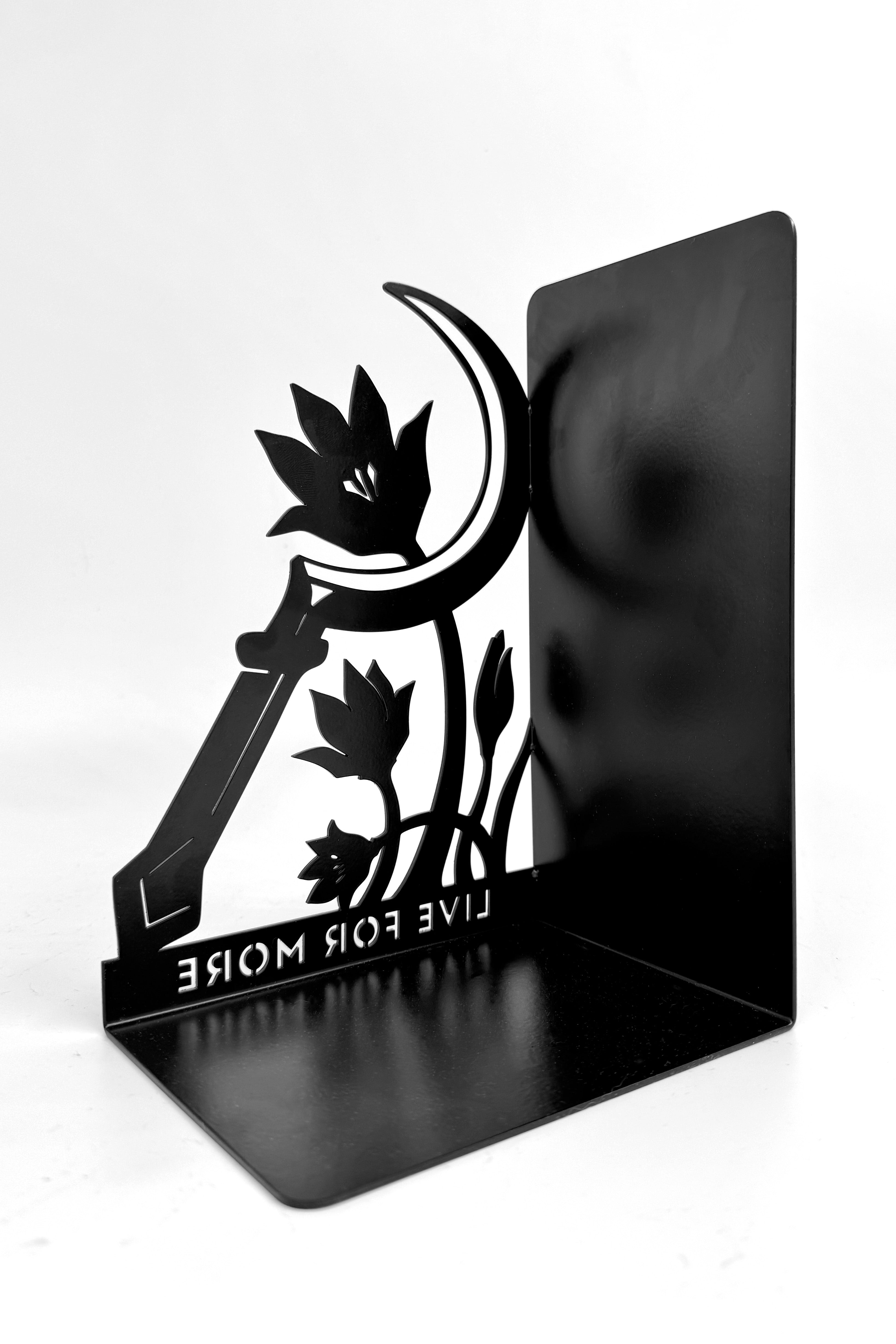 Red Rising Metal Bookends