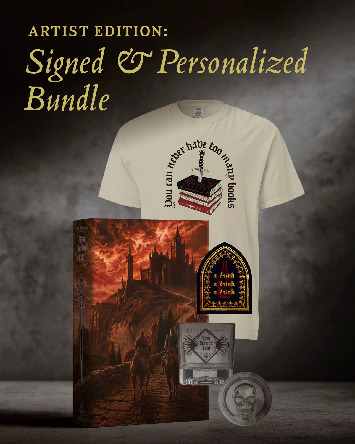 Best Served Cold Signed & Personalized Artist Edition Bundle