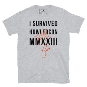 I Survived HowlerCon 2023 Unisex Tshirt