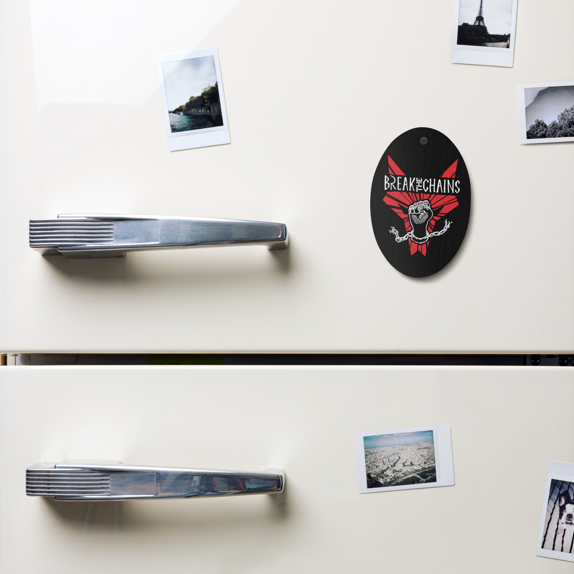 Break the Chains Wooden Ornament