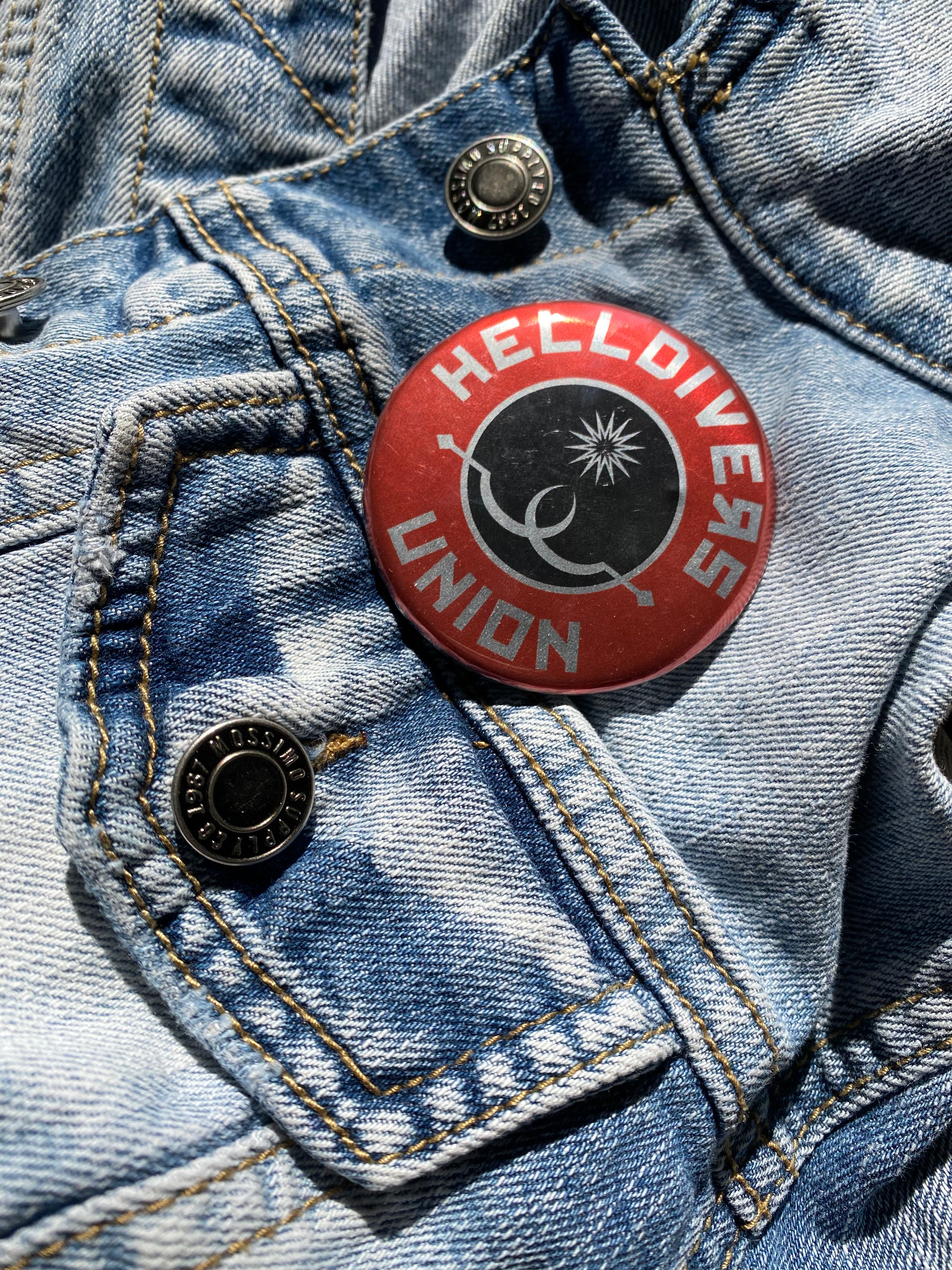 BUTTON Helldivers Union
