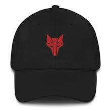 Load image into Gallery viewer, Black hat with red embroidered Howler sigil 
