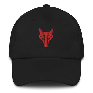 Black hat with red embroidered Howler sigil 