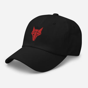 Black hat with red embroidered Howler sigil 