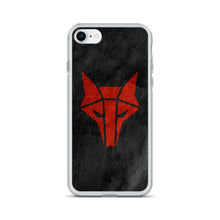 Load image into Gallery viewer, Black phone case with red wolf Howler sigil 
