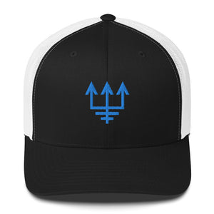 Black hat with blue sigil of bridge crew of starships and pilots