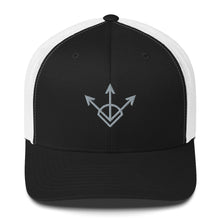 Load image into Gallery viewer, Silver Sigil Trucker Cap
