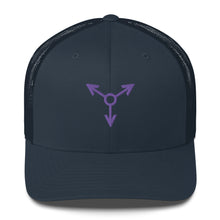 Load image into Gallery viewer, Violet Sigil Trucker Cap

