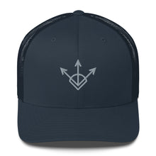 Load image into Gallery viewer, Silver Sigil Trucker Cap

