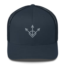 Load image into Gallery viewer, Silver Sigil Trucker Cap

