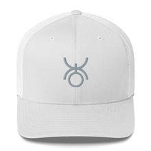 Load image into Gallery viewer, Grey sigil of the soldiers and police on white hat
