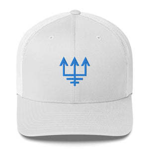 White hat with blue sigil of bridge crew of starships and pilots