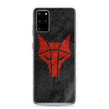 Load image into Gallery viewer, Black phone case with red wolf Howler sigil

