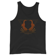 Load image into Gallery viewer, Tank top with two wolves and the phrase &#39;Omnis Vir Lupus&#39;

