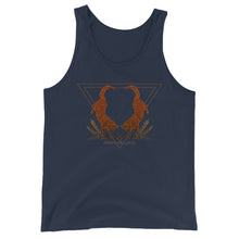Load image into Gallery viewer, Tank top with two wolves and the phrase &#39;Omnis Vir Lupus&#39;
